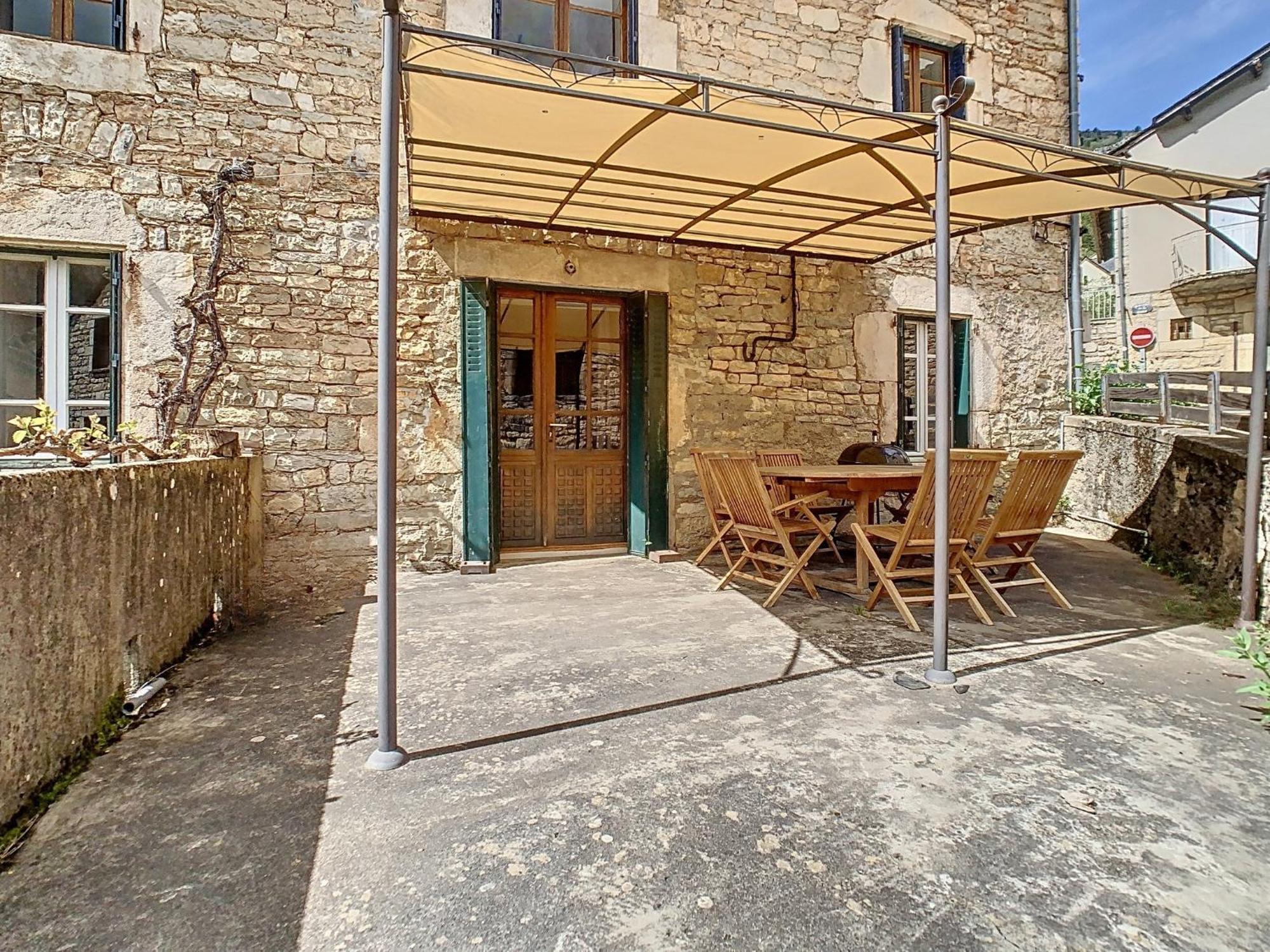 Gorges Du Tarn Gite En Pierres Avec Terrasse Quezac  Экстерьер фото